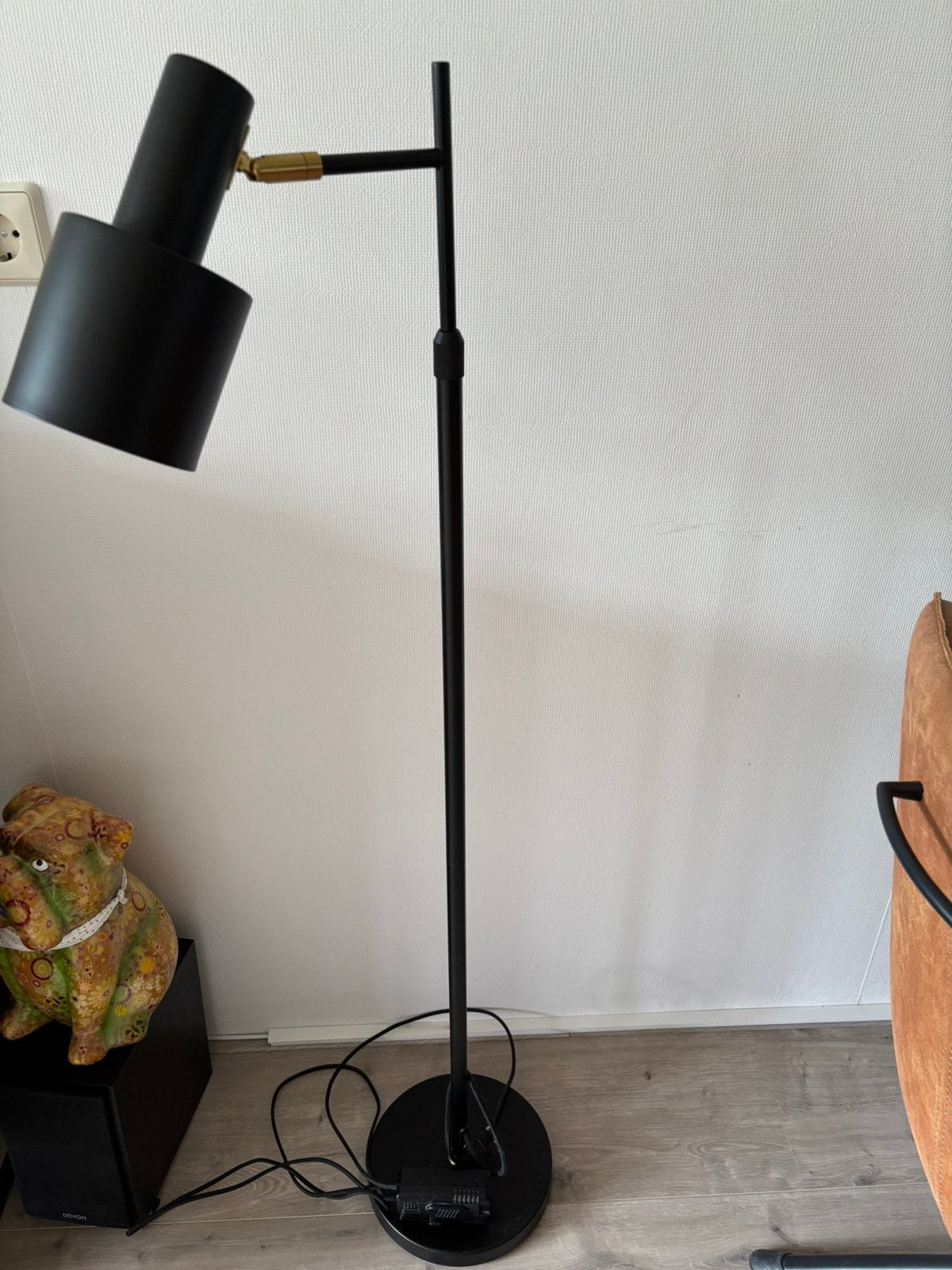 Vloerlamp, Ophalen, 100 tot 150 cm, E27 (groot), Zo goed als nieuw
