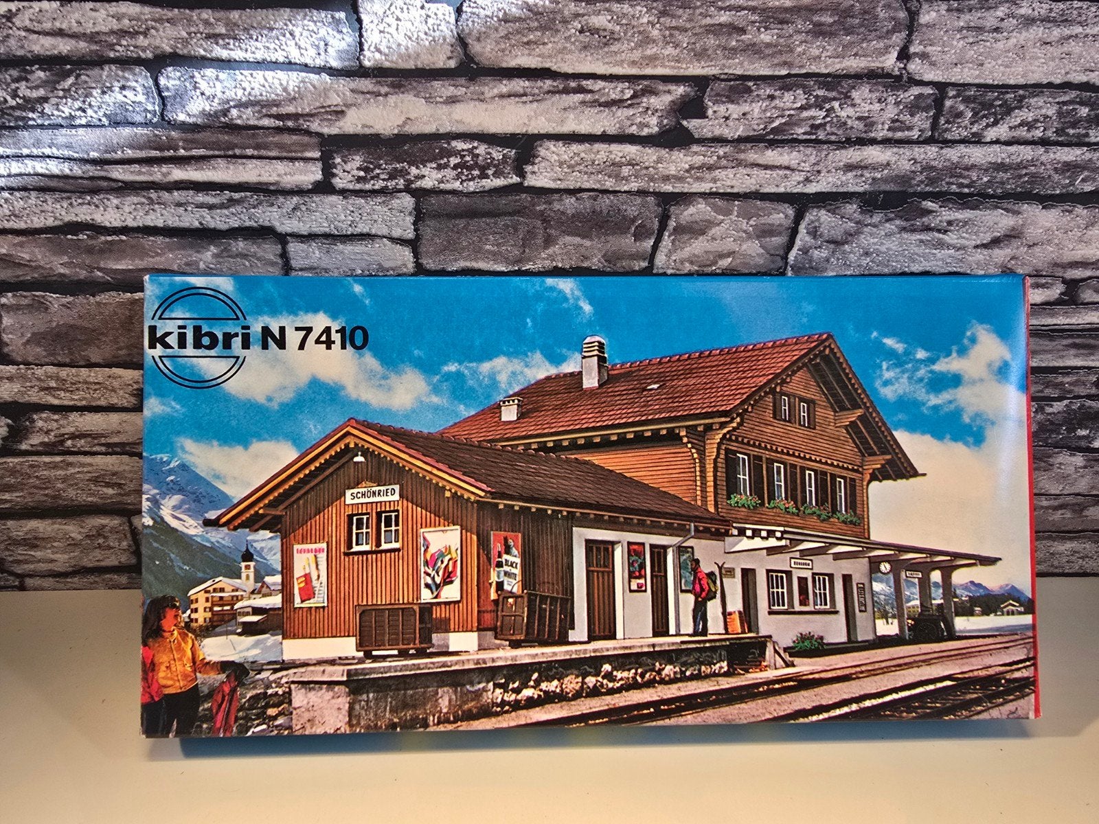 Kibri station bahnhof Schonfried N spoor trein 1:160, Overige merken, Gelijkstroom of Wisselstroom, Brug, Tunnel of Gebouw, Nieuw