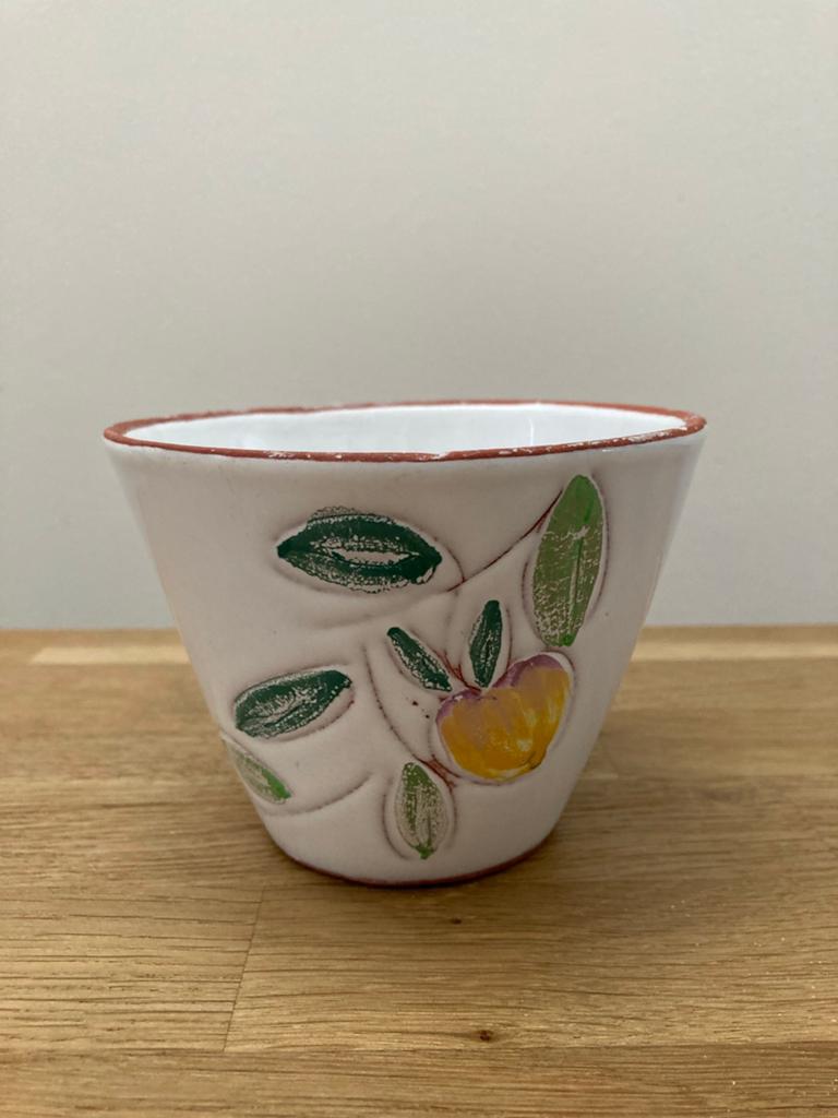 Retro Vintage bloempot, Ophalen of Verzenden, Huis en Inrichting