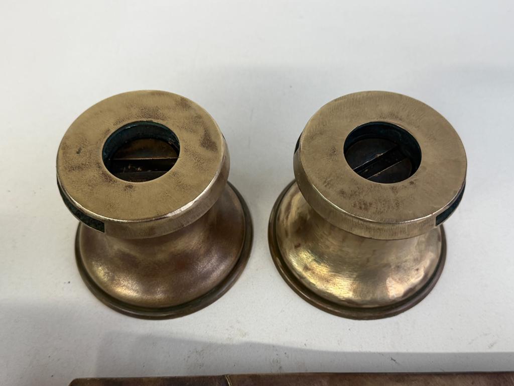 2 x bronzen lier, Ophalen of Verzenden, Gebruikt, Overige typen