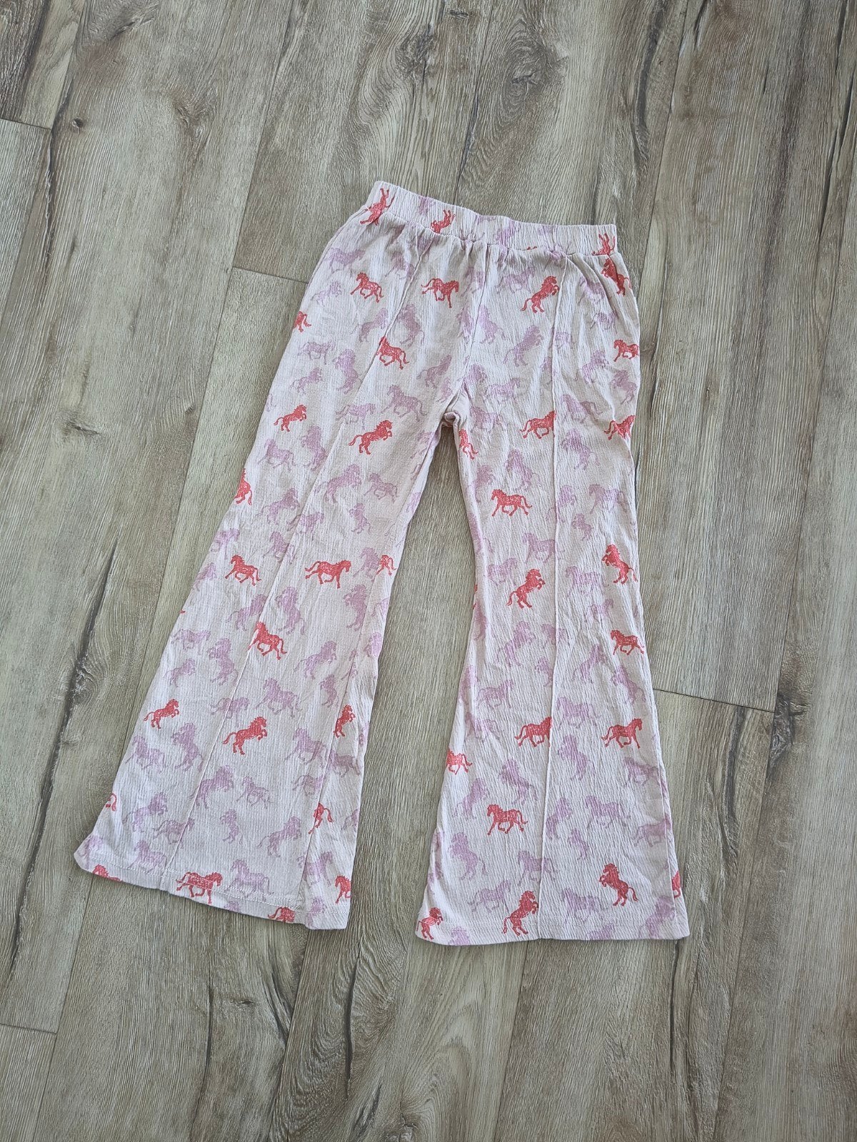 Prachtige ecru broek met paarden, 122/128. House of Jamie., Kinderen en Baby's, Kinderkleding | Maat 122, Broek, Meisje, Onb, Ophalen of Verzenden