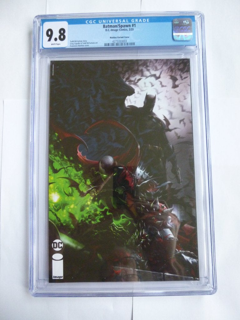DC/IMAGE COMIC CGC9.8 MATTINA VARIANT"BATMAN/SPAWN''#1 2023, Boeken, Eén comic, Amerika, Nieuw, Ophalen of Verzenden