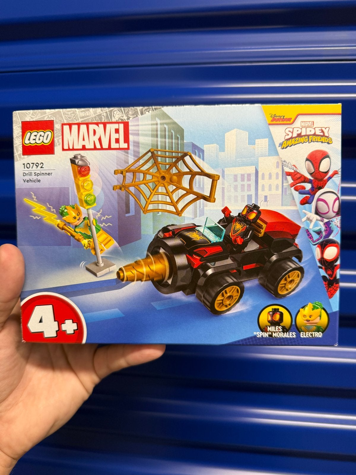 Lego 10792 Marvel Drill Spinner Voertuig Spidey Electro, Ophalen of Verzenden, Nieuw, Overige merken