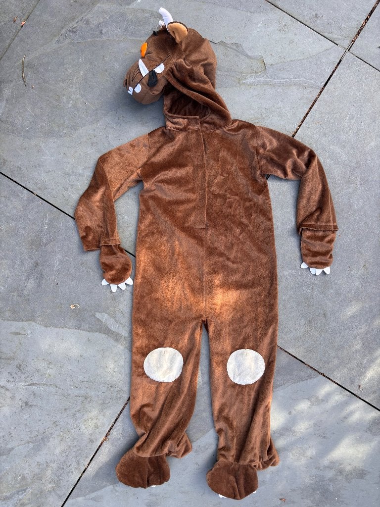 Gruffalo kostuum / onesie (5-7jr), Verzenden, Gebruikt, 110 t/m 116, Jongen of Meisje