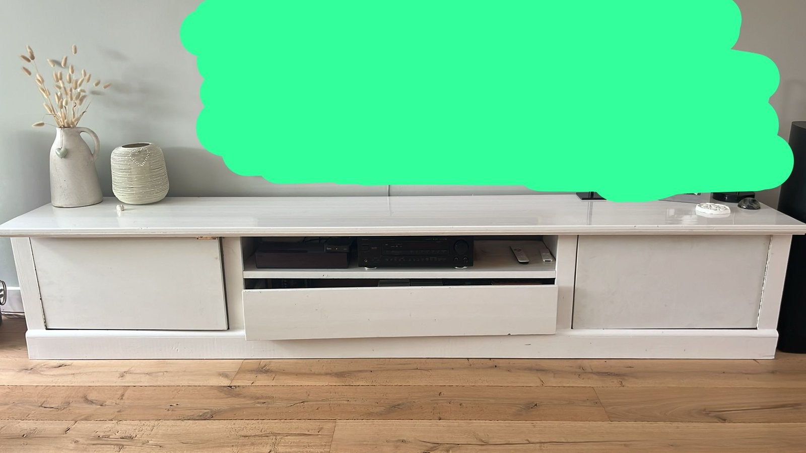 Tv meubel 280 breed, Ophalen, Zo goed als nieuw, 200 cm of meer, Minder dan 100 cm