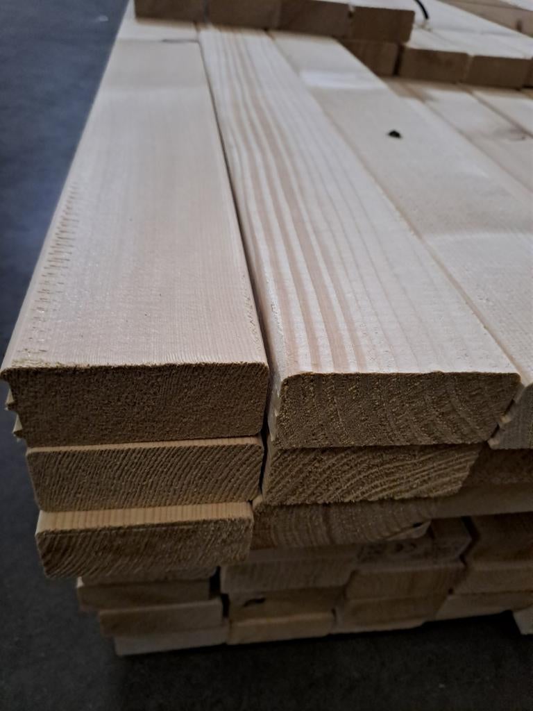 A kwaliteit vurenhout balk SLS 38x89mm geschaafd, Ophalen, Nieuw, Balk, Vuren