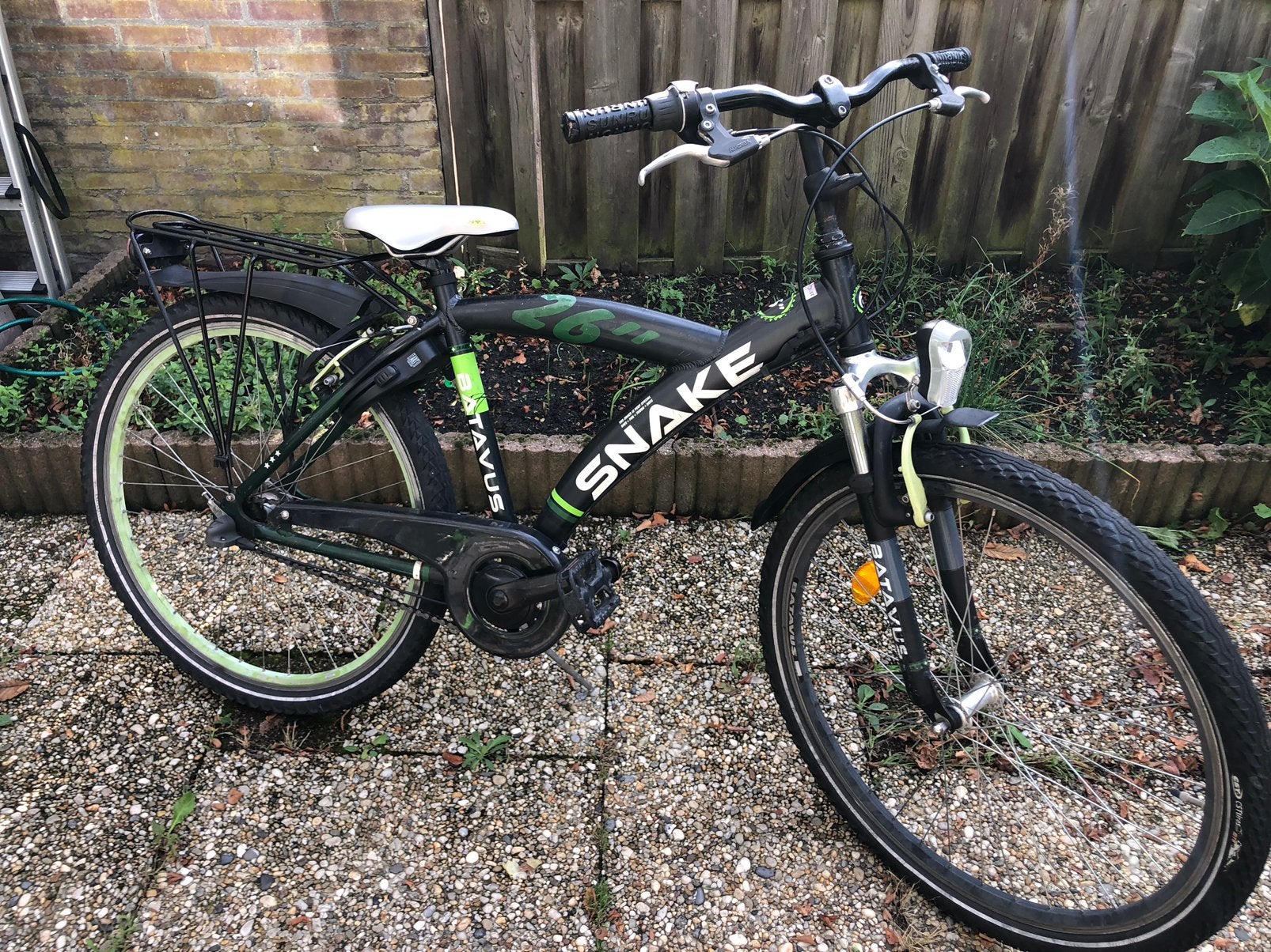 Batavus snake 26 inch, Ophalen, Zo goed als nieuw, 24 inch, Versnellingen