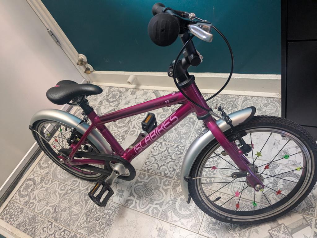 Islabikes Cnoc 16 inch - Lichtgewicht kinderfiets, Ophalen