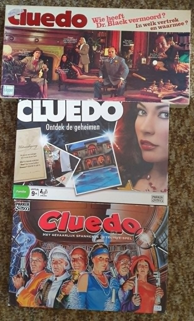 3 x cluedo, Vijf spelers of meer, Ophalen of Verzenden, Gebruikt, Parker en clipper