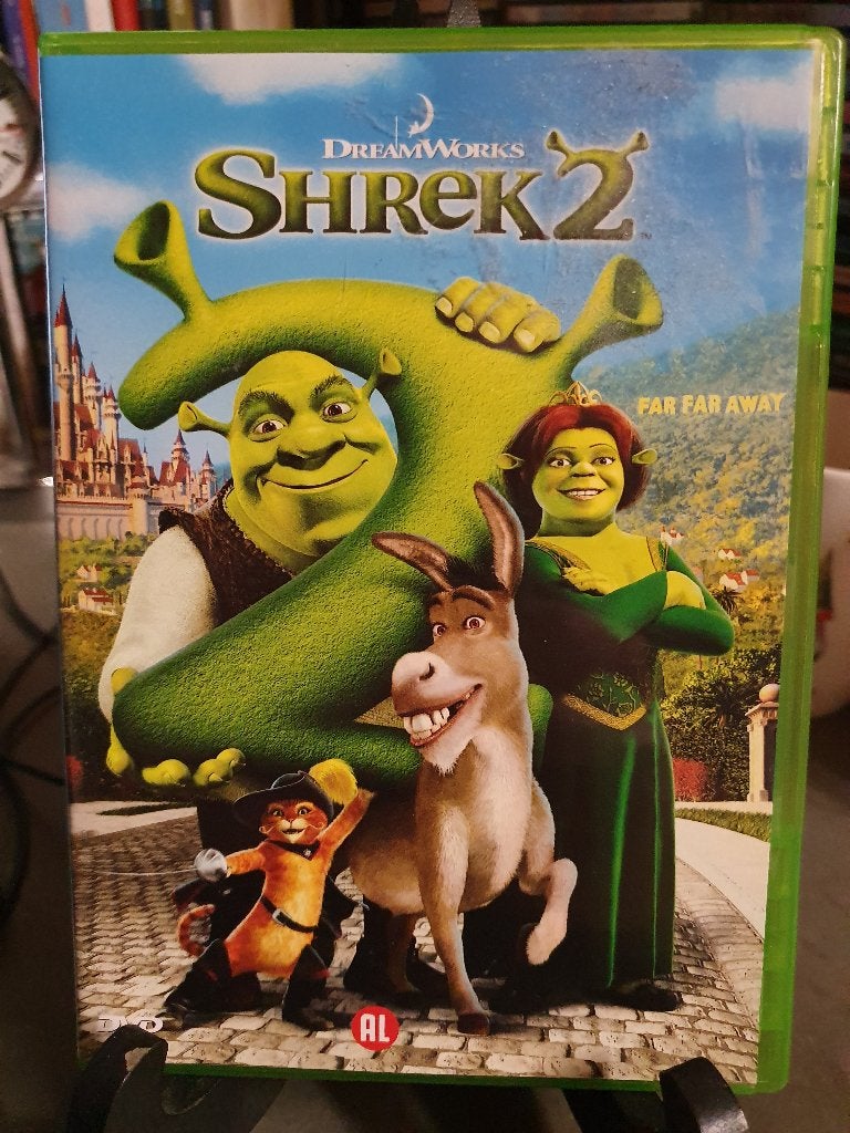 Shrek (deel 2)far far away DVD, Alle leeftijden, Ophalen, Zo goed als nieuw, Amerikaans
