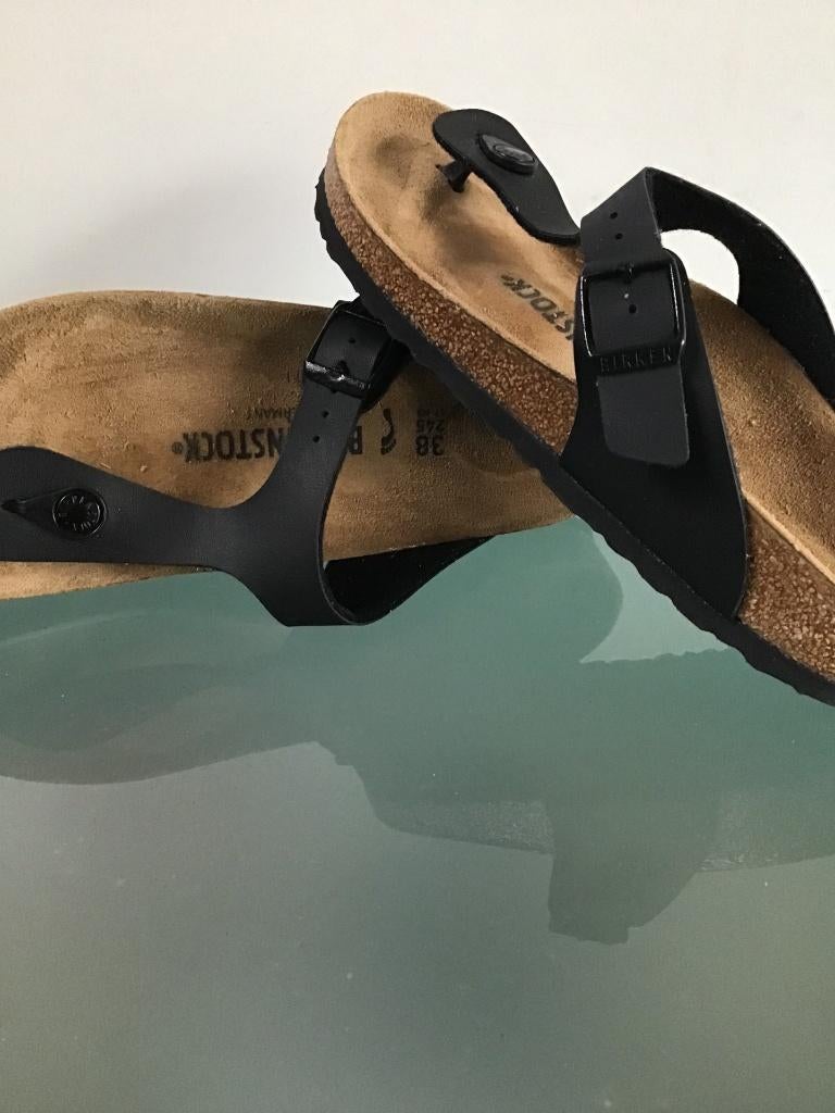 Birkenstock Gizeh zwart 38 | Nieuw | Gratis verzenden, Slippers, Verzenden, Zwart, Nieuw