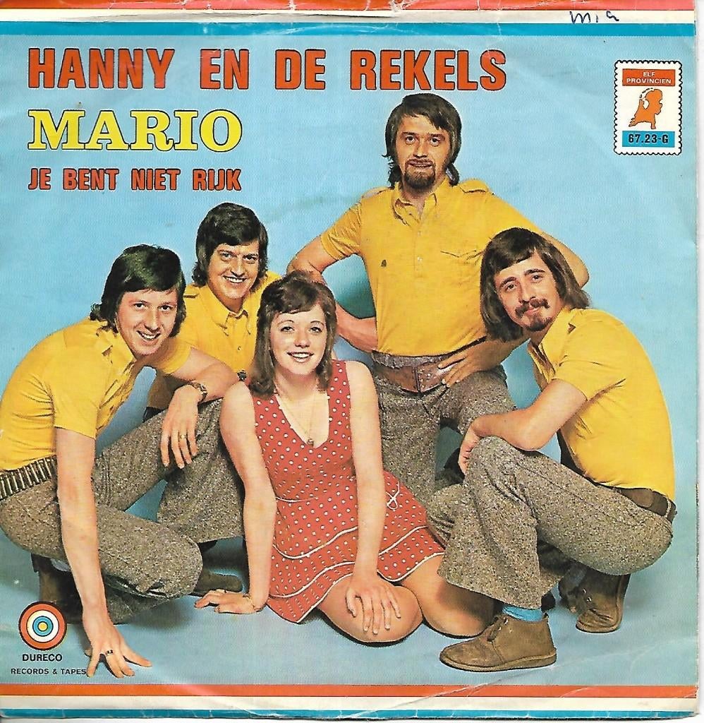 Hanny en de Rekels - Mario, Cd's en Dvd's, Gebruikt, 7 inch, Single, Ophalen of Verzenden
