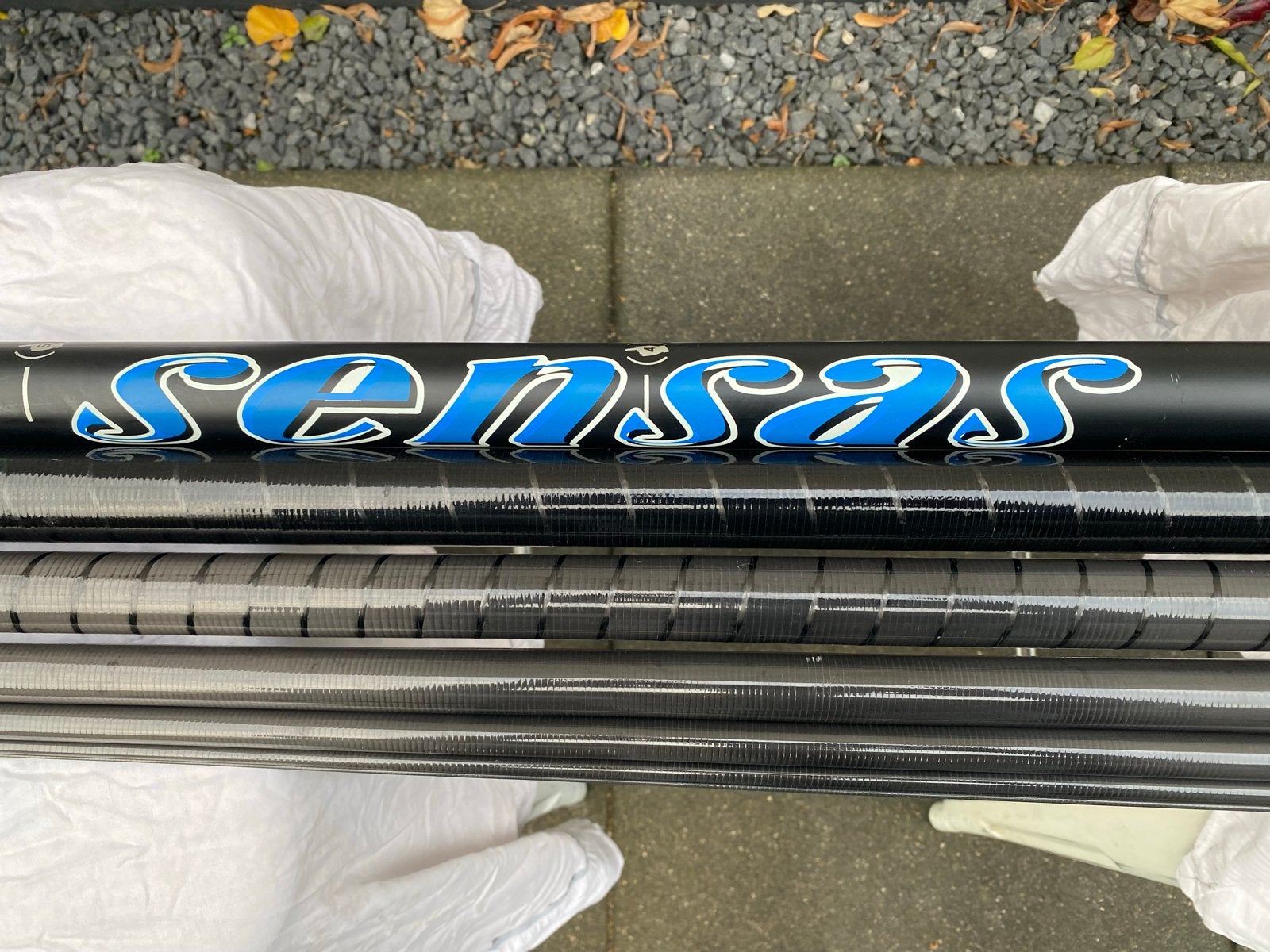 Sensas Pole King 25 Vaste Hengel - 8 Meter, Ophalen, Zo goed als nieuw, Vaste hengel