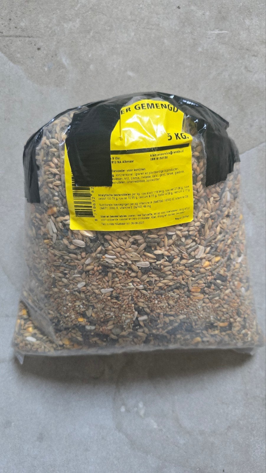 Konijnen gemixt voer 5kg, Ophalen of Verzenden, Knaagdier of Konijn
