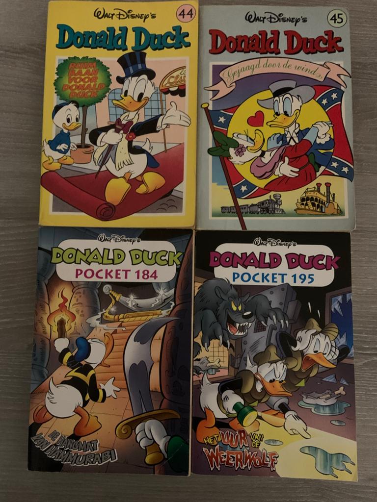 Donald Duck pockets - 4 stuks, Boeken, Meerdere comics, Ophalen of Verzenden, Gelezen, Europa