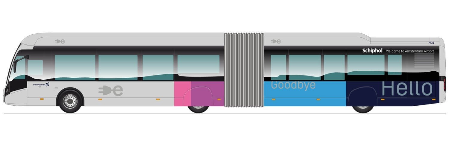 gezocht decals schiphol bus, Ophalen of Verzenden, Bus of Vrachtwagen, Overige merken