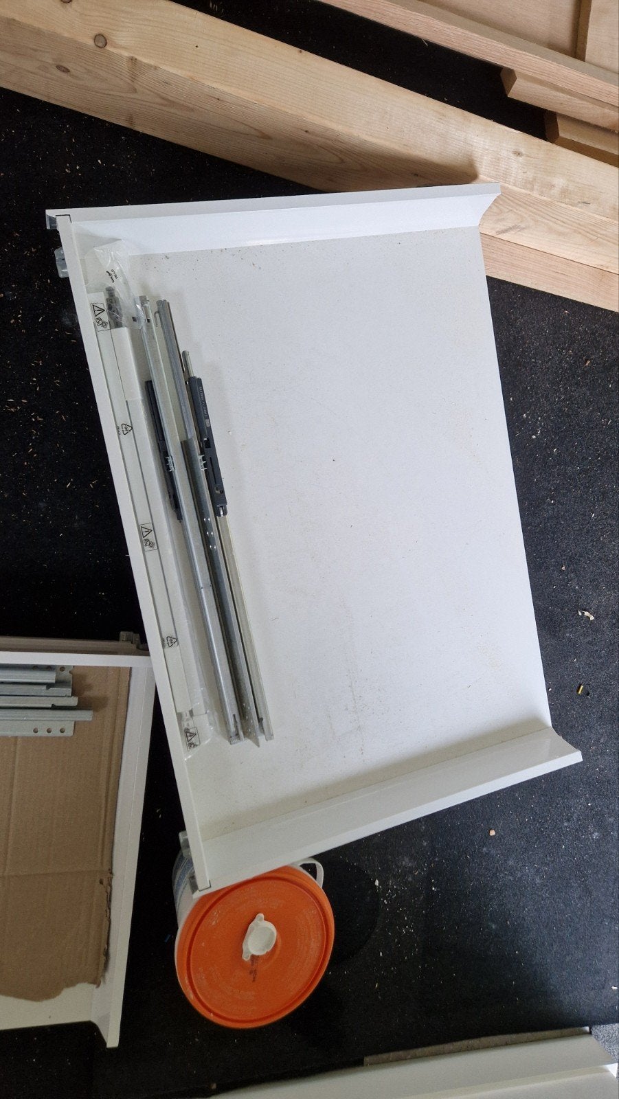 IKEA MAXIMERA Laden, middel en laag, wit, 80x60 cm, Ophalen, Nieuw, 50 tot 100 cm, Minder dan 100 cm