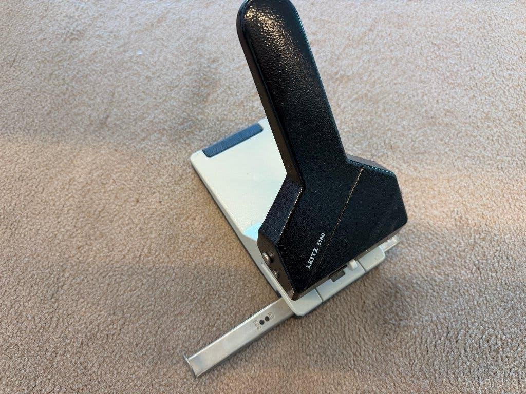 Grote Perforator van Leitz - 65 vel - extra sterk, Ophalen of Verzenden, Gebruikt