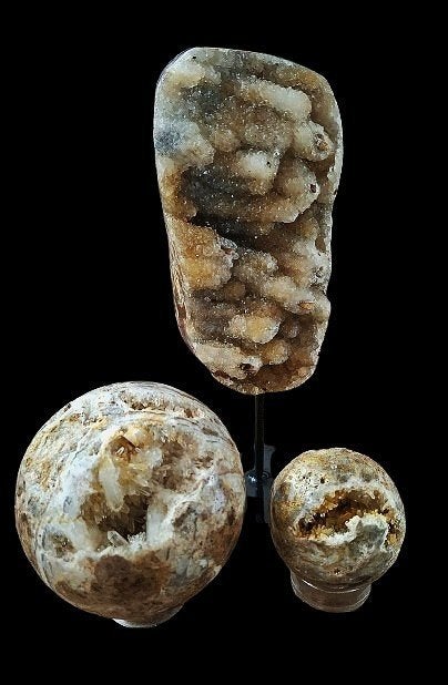 Wat een bijzonder trio!, Ophalen of Verzenden, Mineraal