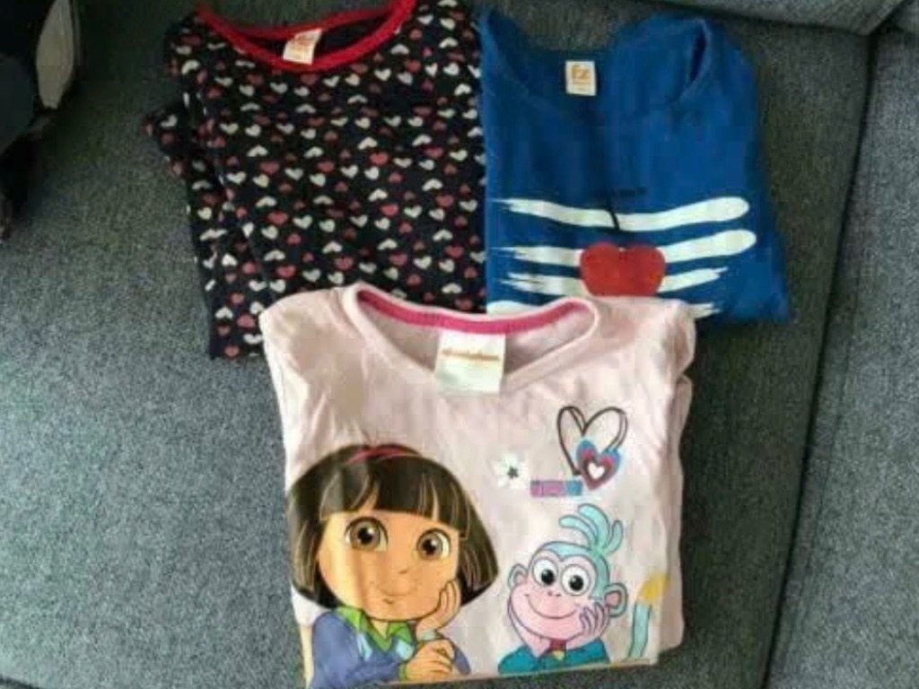 Pakket shirts in maat 122, Ophalen, Zo goed als nieuw, Meisje, Shirt of Longsleeve