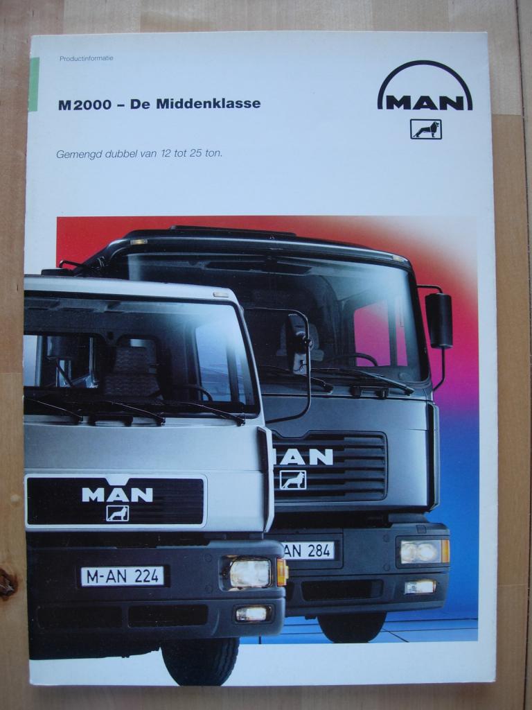 MAN Diesel M2000 Brochure 1999 – Vrachtwagen Truck, MAN Diesel, Ophalen of Verzenden, Zo goed als nieuw, Overige merken
