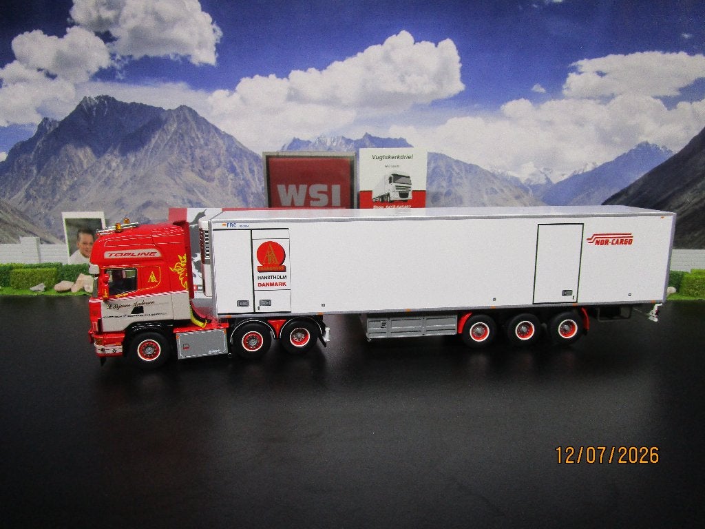 nieuw wsi 01-3853 p.bjarne andersen scania 4, Ophalen of Verzenden, Nieuw, Bus of Vrachtwagen, Wsi