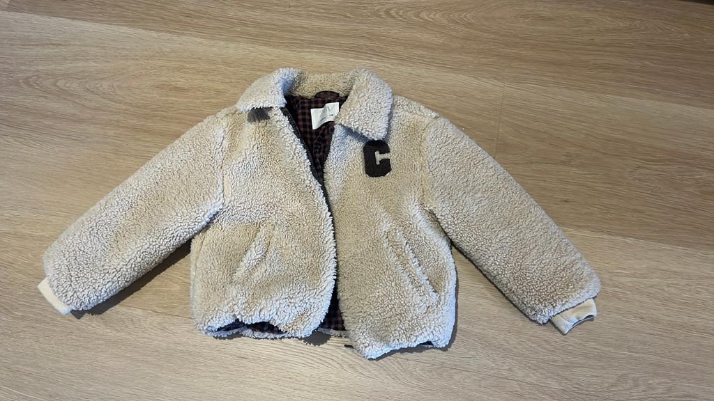 Teddy Jasje zara 110, Ophalen of Verzenden, Zo goed als nieuw, Meisje, Jas