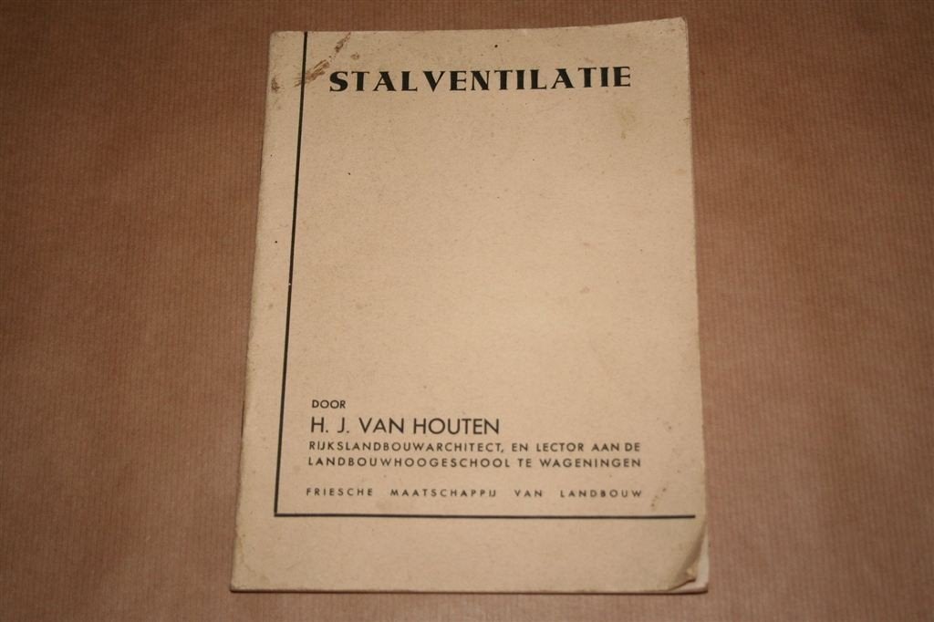 Stalventilatie — Friesche Maatschappij — ca. 1935, Ophalen of Verzenden, Gelezen, Honden