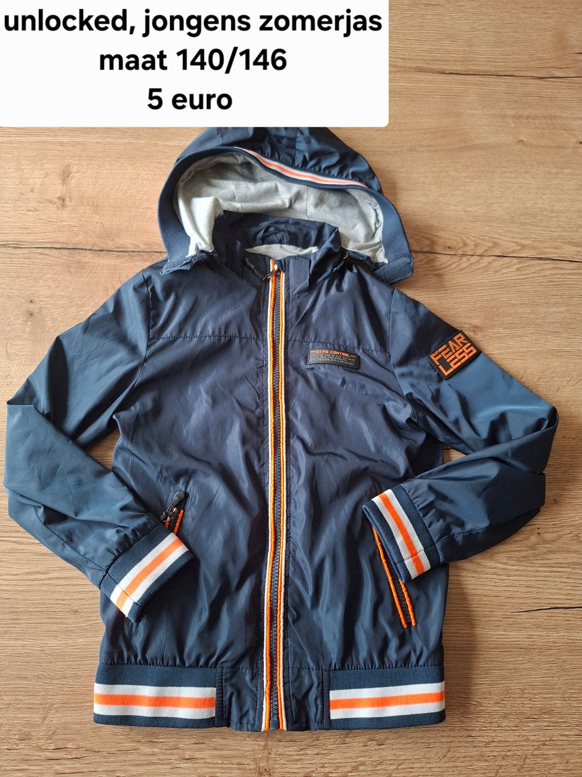 Unlocked jongens zomerjas maat 140/146, Gebruikt, Ophalen of Verzenden, Unlocked, Jongen