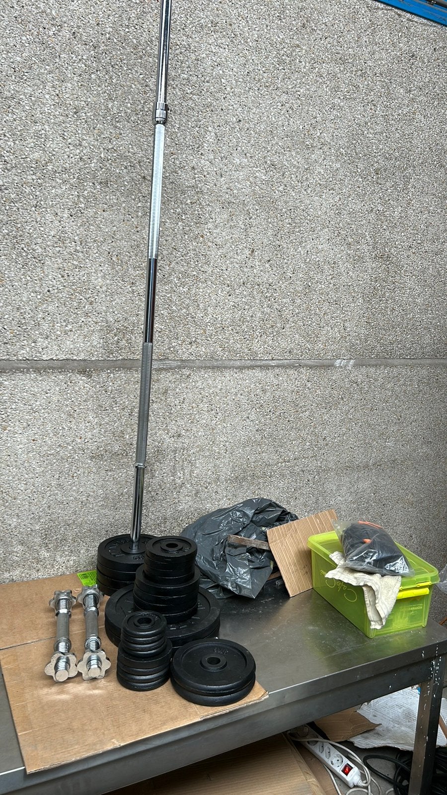 Mooie halter set boring 30mm, Ophalen, Zo goed als nieuw, Halterset