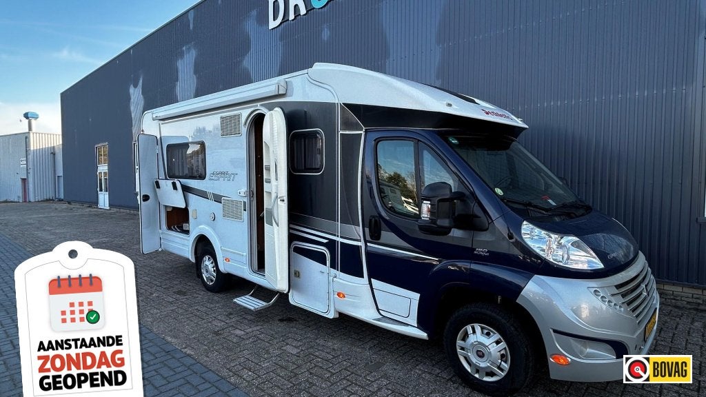 Dethleffs Esprit T7090, TV & schotel, luchtvering, Fiat, 7 tot 8 meter, Bedrijf, Buitenlamp