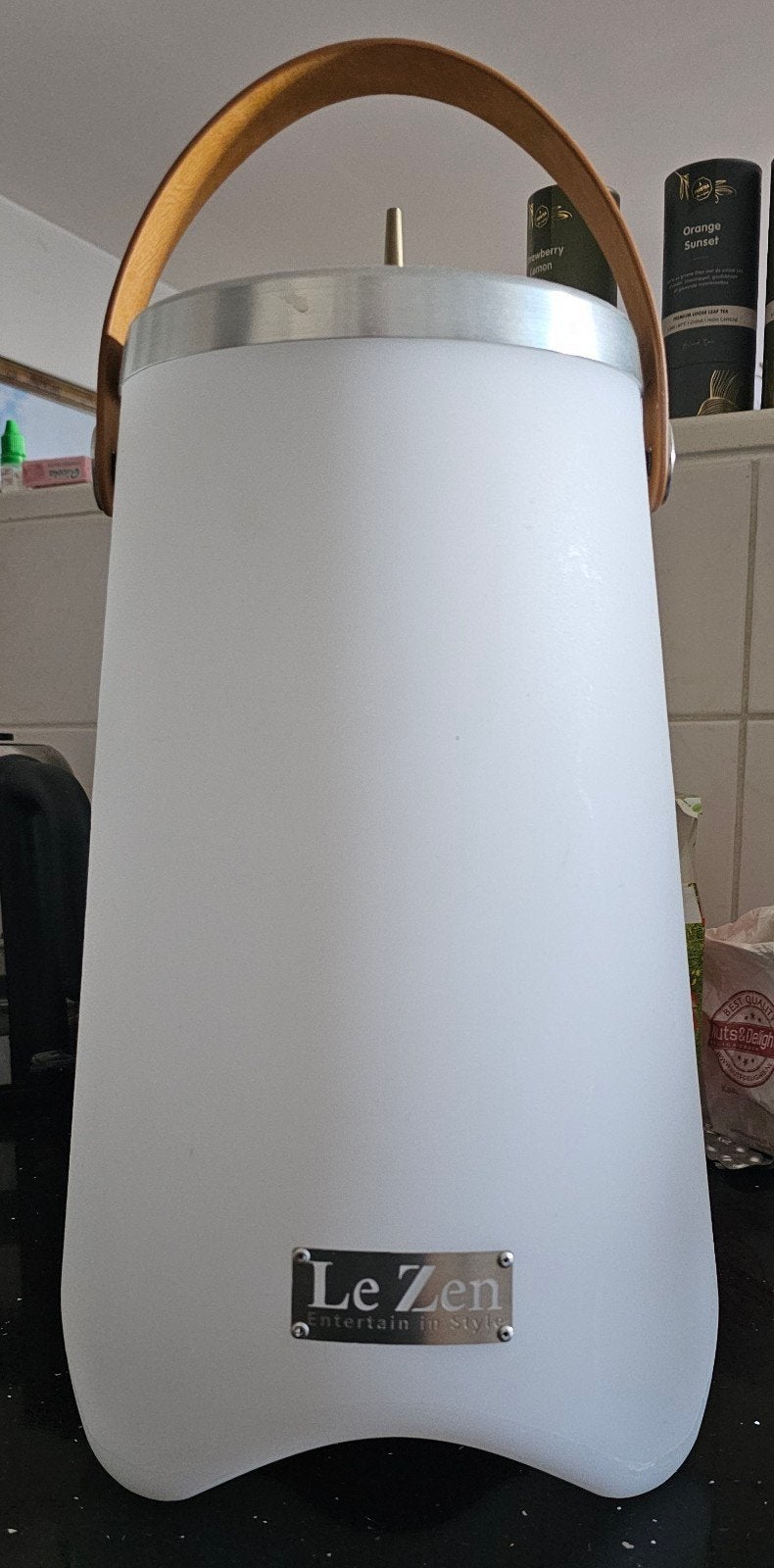 Le Zen Wijnkoeler met Bluetooth Speaker en Verlichting, Draadloos, Ophalen, Zo goed als nieuw, Ibiza stijl