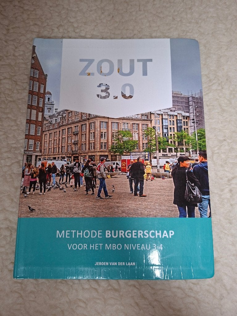 Zout 3.0 methode burgerschap, Gelezen, Godsdienst en Levensbeschouwin, Ophalen of Verzenden, Jeroen van der Laan