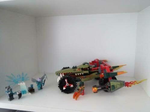 70135 Chima, Cragger s Fire Striker met bouwtekeningen, Ophalen of Verzenden, Zo goed als nieuw, Complete set, Lego
