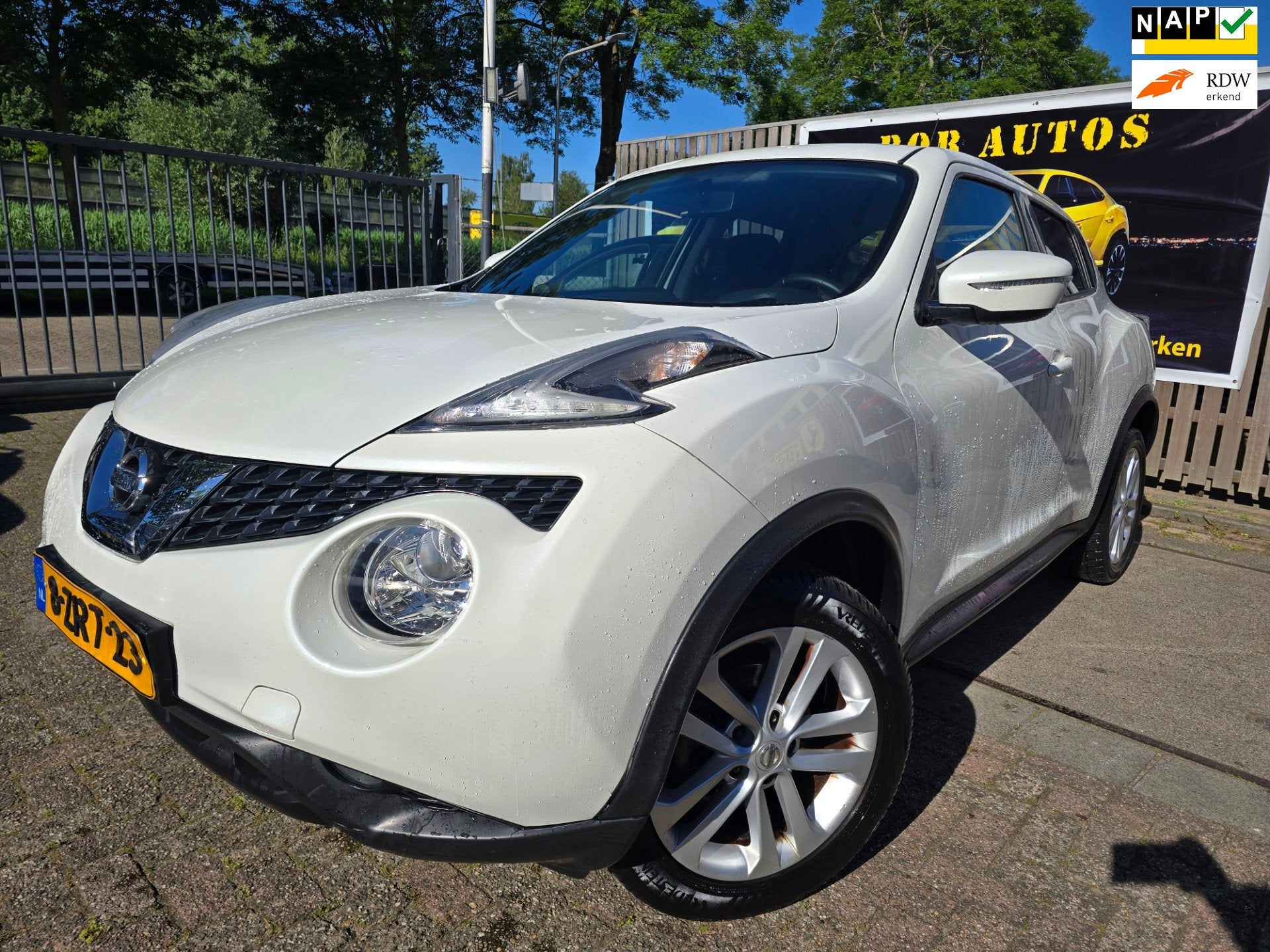 Nissan Juke 1.2 DIG-TS/S Acenta/1e eigenaar/lage KM NAP/airc, Auto's, Voorwielaandrijving, 116 pk, Wit, Origineel Nederlands