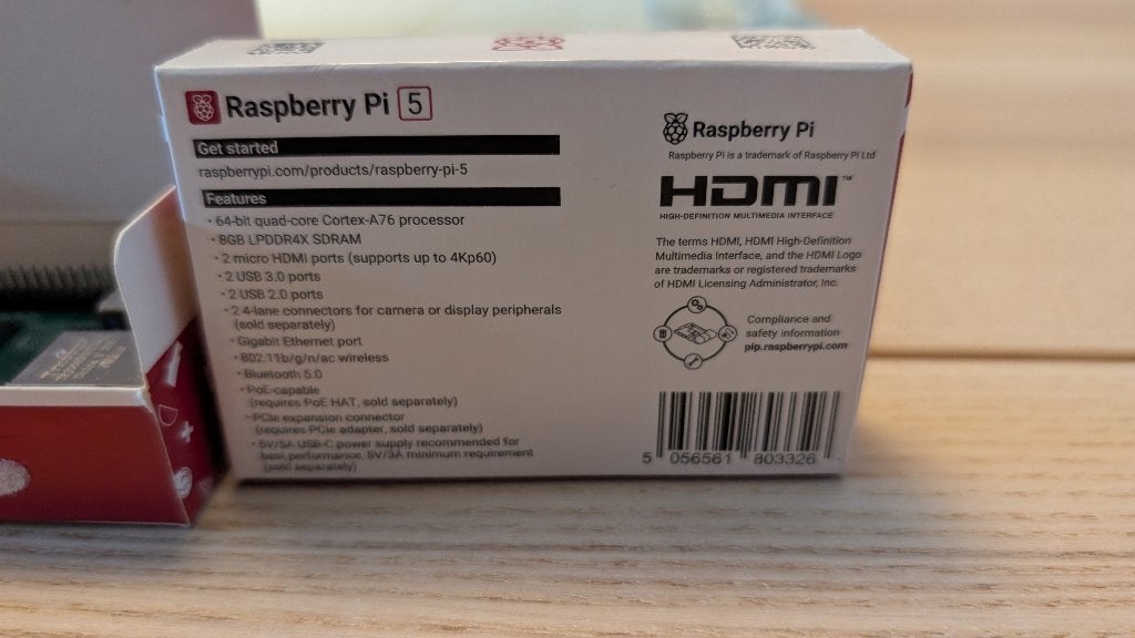raspberry pi 5 8g, Computers en Software, 8 GB, Nieuw, Ophalen of Verzenden, Gaming