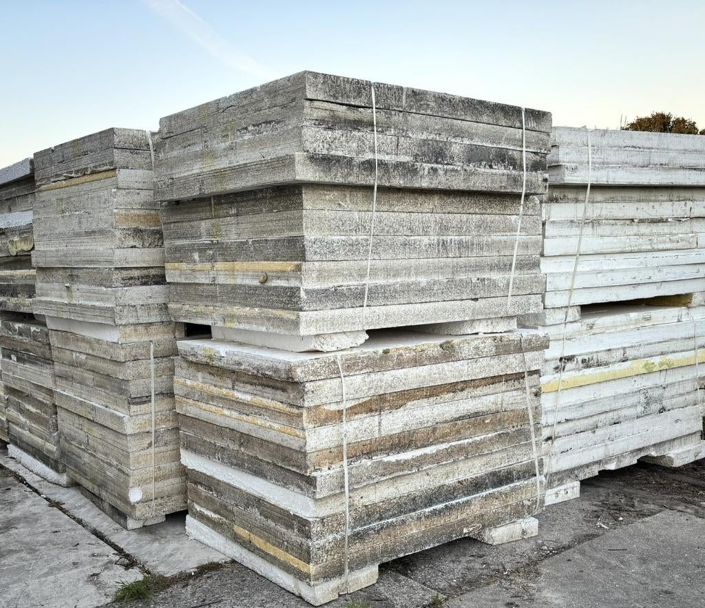 300 m² gebruikte isolatieplaten EPS / Tempex van 10 cm dik, Ophalen, Gebruikt, Kemisol, Info@kemisol.be