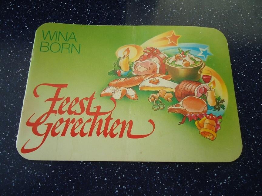 kookboekje ,, feestgerechten,, door wina born uit 1979, Ophalen of Verzenden, Gelezen, Wina Born