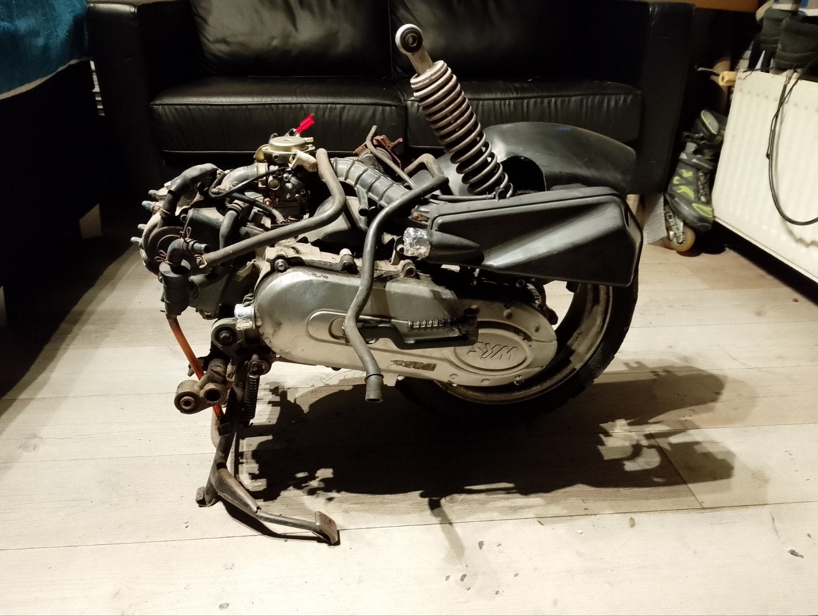 Sym motorblok kapotte krukas lager!, Ophalen, Gebruikt, Blok