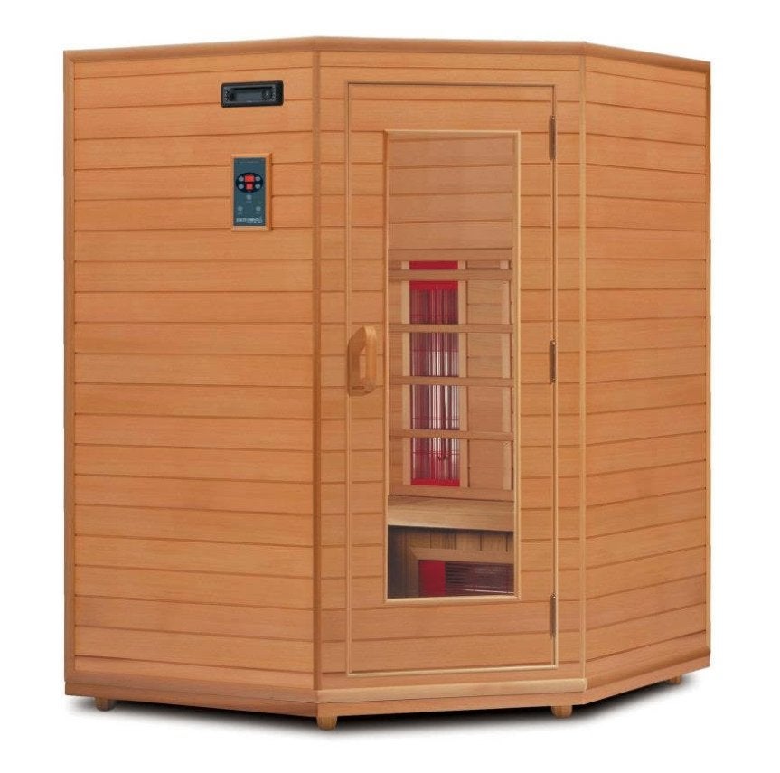 Infrarood sauna 2-3 personen Health Company, Sport en Fitness, Ophalen, Zo goed als nieuw, Infrarood, Complete sauna