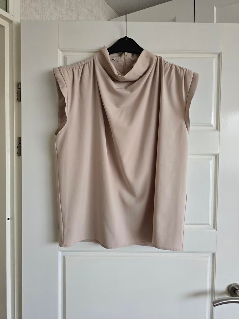 Te koop beige dames blouse,  maat L, merk Co Couture., Beige, Maat 42/44 (L), Co Couture, Ophalen of Verzenden
