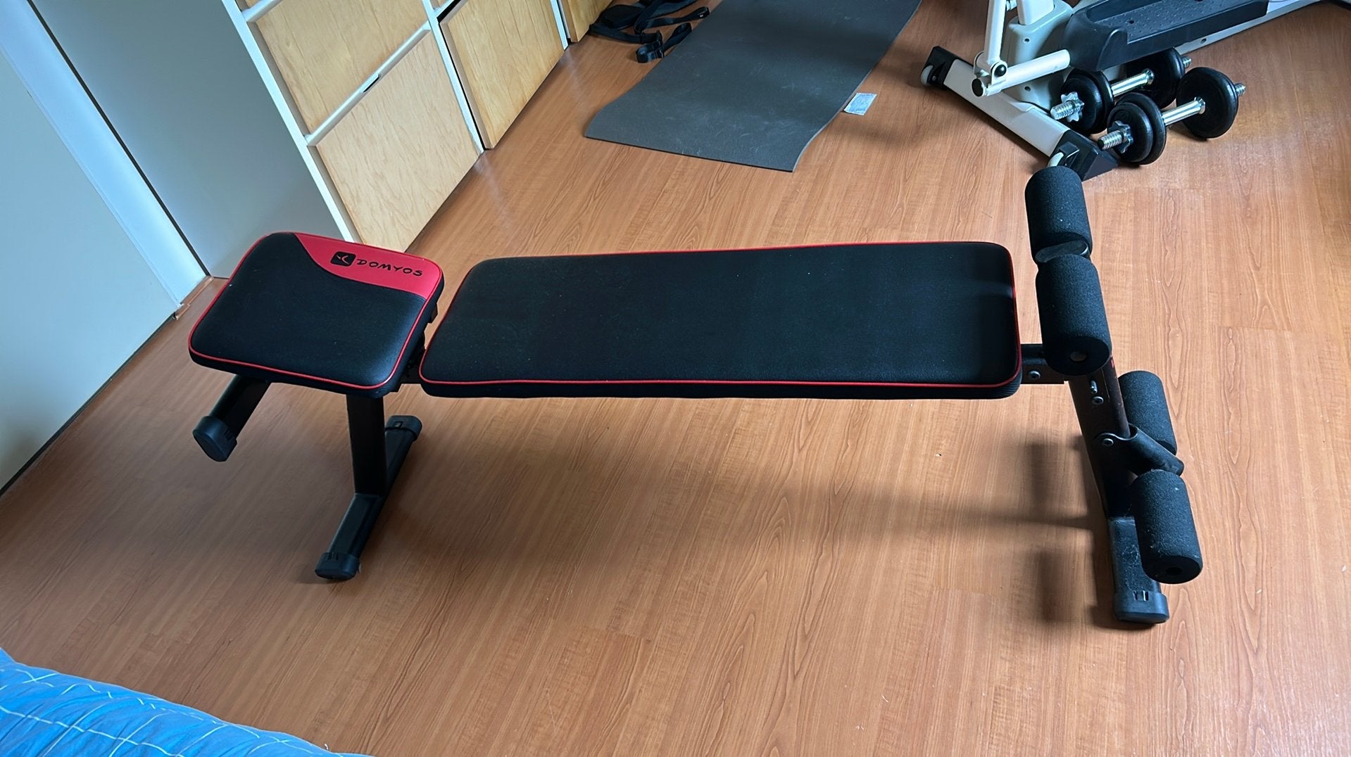 Domyos verstelbare fitnessbank, Bench 500, Ophalen, Zo goed als nieuw, Fitnessbank