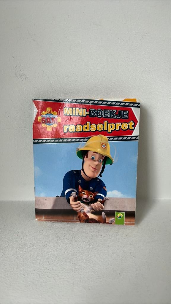 Brandweerman Sam mini-boekje raadselpret, Boeken, Kinderboeken | Baby's en Peuters, Ophalen of Verzenden, Zo goed als nieuw