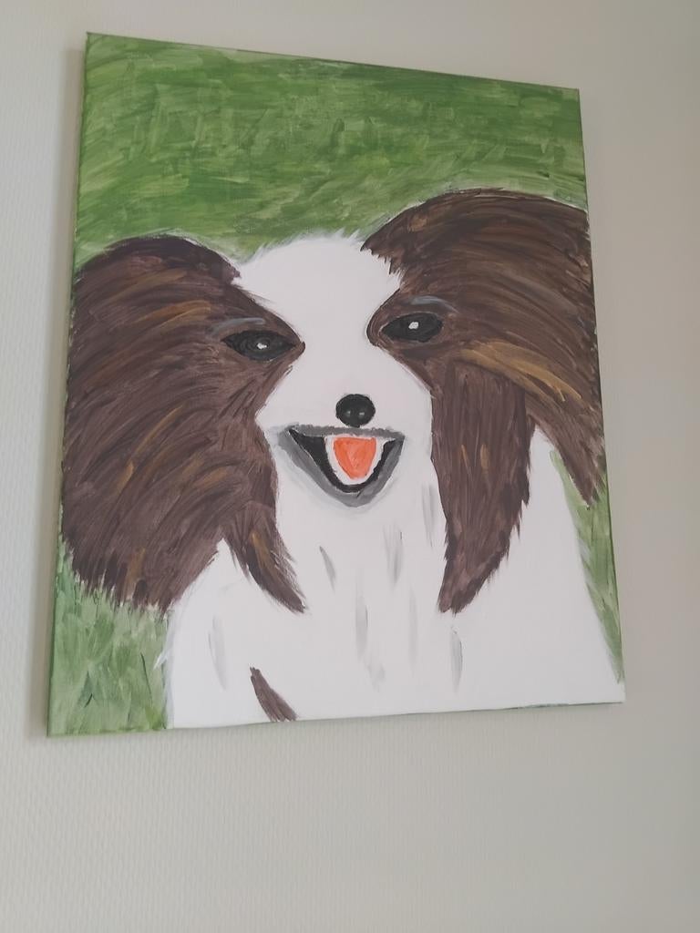 Schilderij Zelf gemaakt, Ophalen