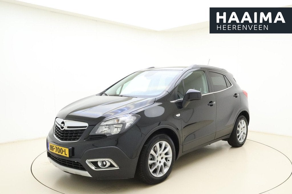 Opel Mokka 1.4 T Cosmo 140 PK | Trekhaak | Navigatie | AGR C, Auto's, Opel, Voorwielaandrijving, Gebruikt, 4 cilinders, Zwart