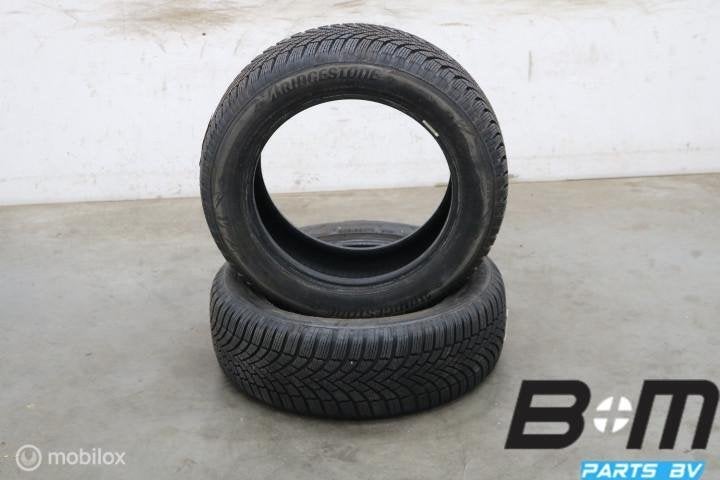 2 x 2055516 91H Bridgestone Blizzak LM005 DEMO 205 55 16, Gebruikt, 16 inch, Band(en), Personenwagen