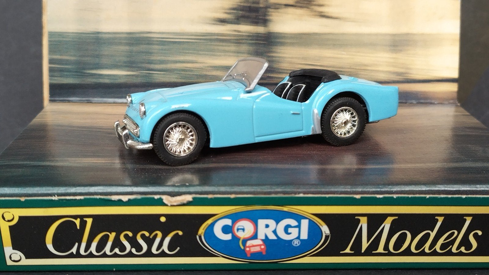 Triumph Tr3 A 1:43 Corgi Classics Pol, Auto, ., Zo goed als nieuw, .