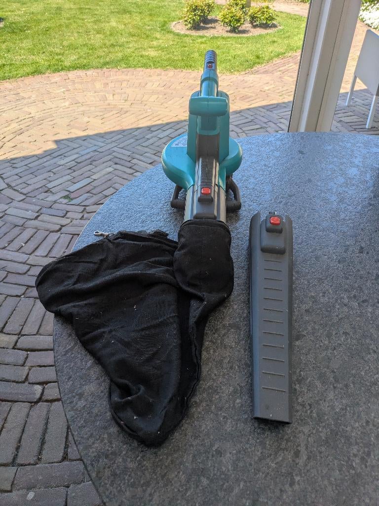nieuwe  krachtige electrische bladblazer ( niet gebruikt!!), Tuin en Terras, Bladblazers, Ophalen, Met opvangzak, Handgedragen