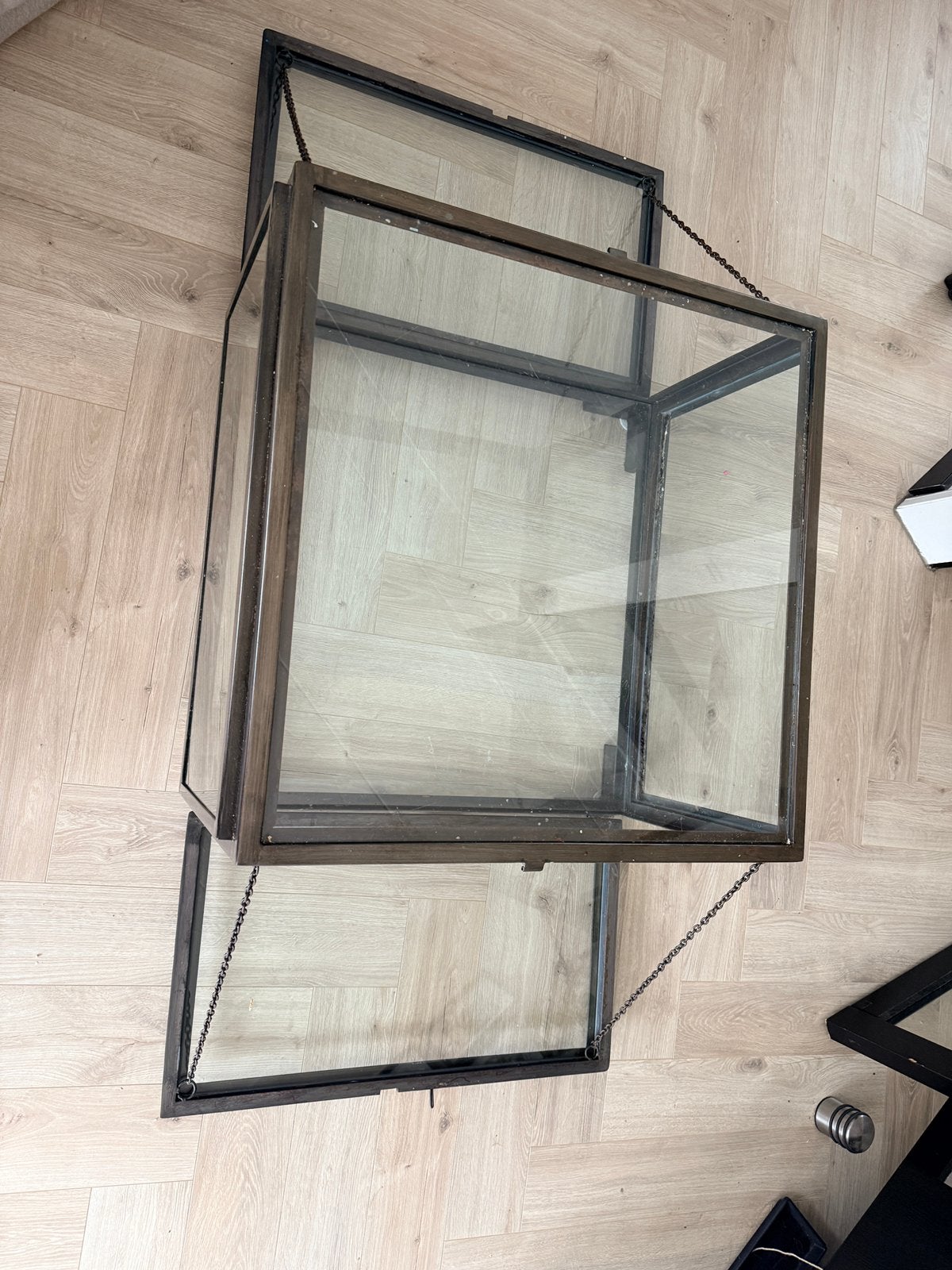 Prachtige Riviera Maison salontafel, Ophalen, 50 tot 100 cm, Vierkant, 50 tot 100 cm