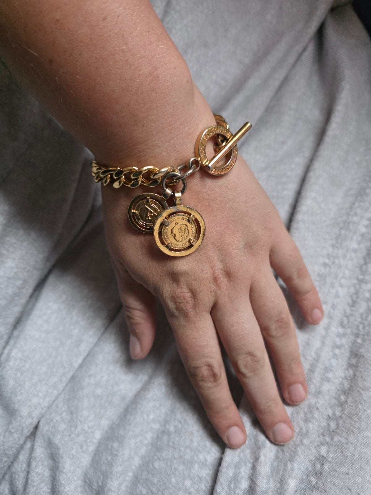 TOV Essentials Armband, Mini Flat Chain Bracelet, goud, Ophalen of Verzenden, Goud, Overige materialen
